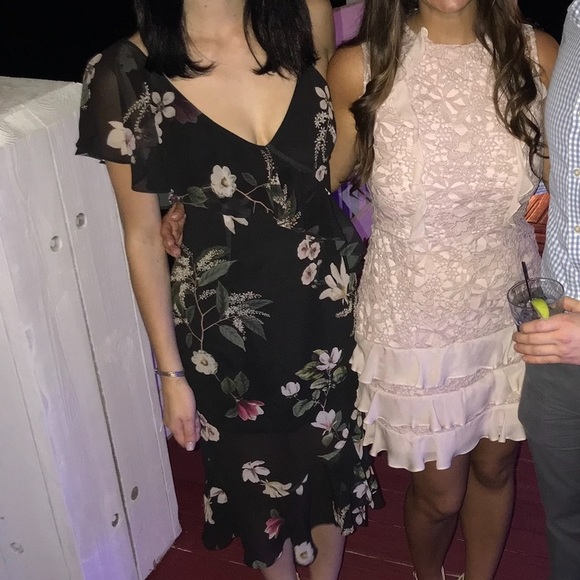 Keepsake the Label Black Floral Midi Dress - Picture 4 of 7